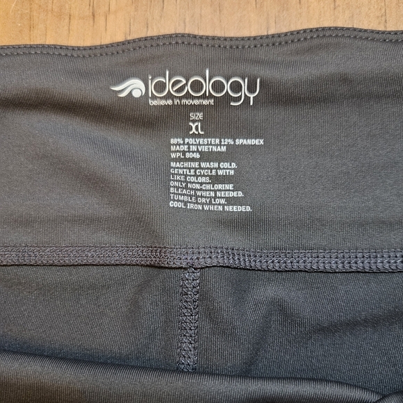 Ideology Women's Bike Shorts Gray Size XL - Picture 2 of 7